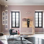 Modular Glass LED Pendant Light with Cylinder, Cone & Bowl Shades