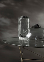 Modular Glass LED Pendant Light with Cylinder, Cone & Bowl Shades