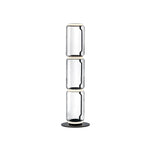 Bamboo Glass Floor Lamp