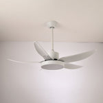 Noctura Glide Ceiling Fan with Integrated LED Light, Modern Black