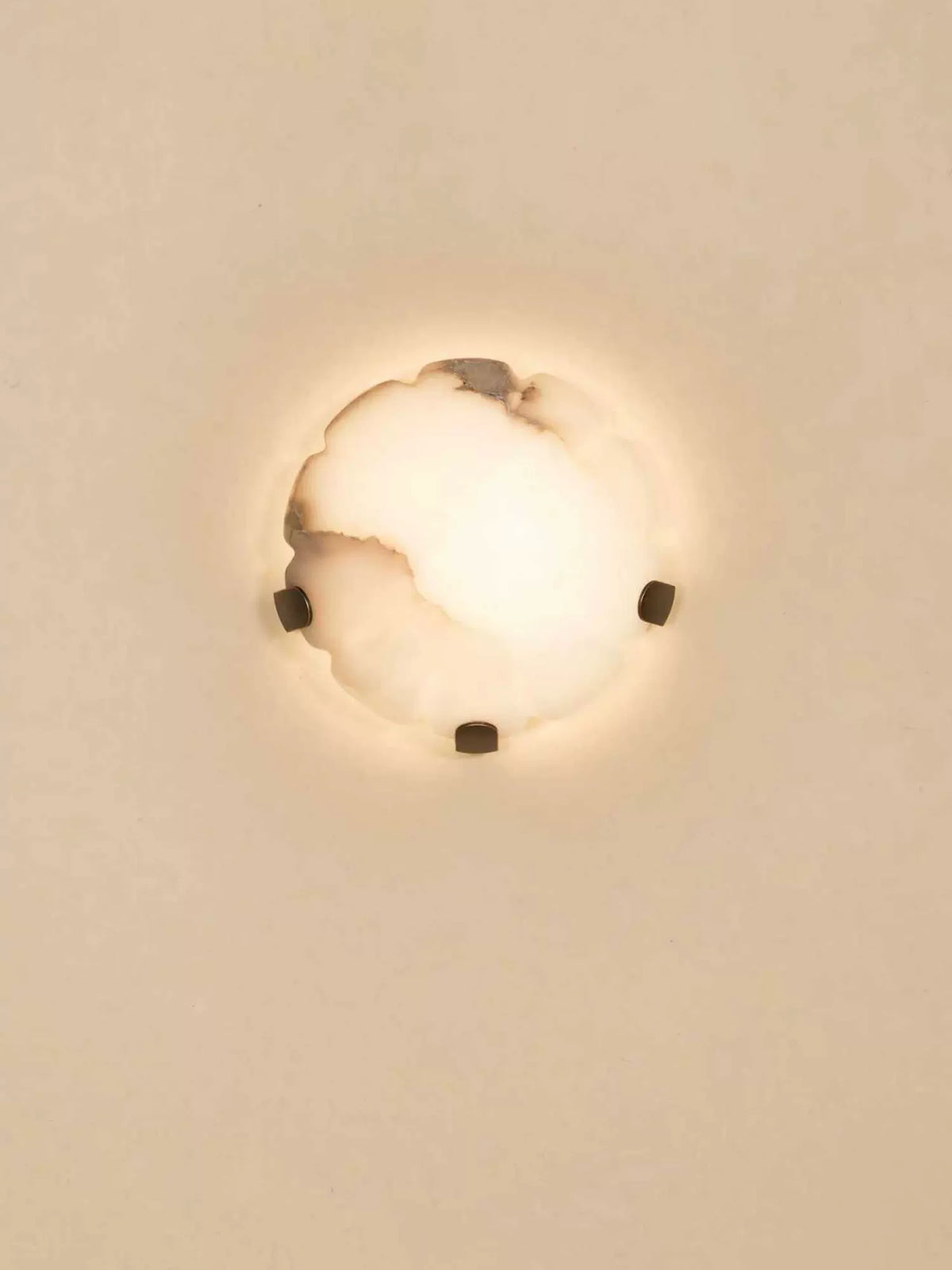 Noema Alabaster Wall Sconce — Modern LED Wall Light for Bedroom & Living Room
