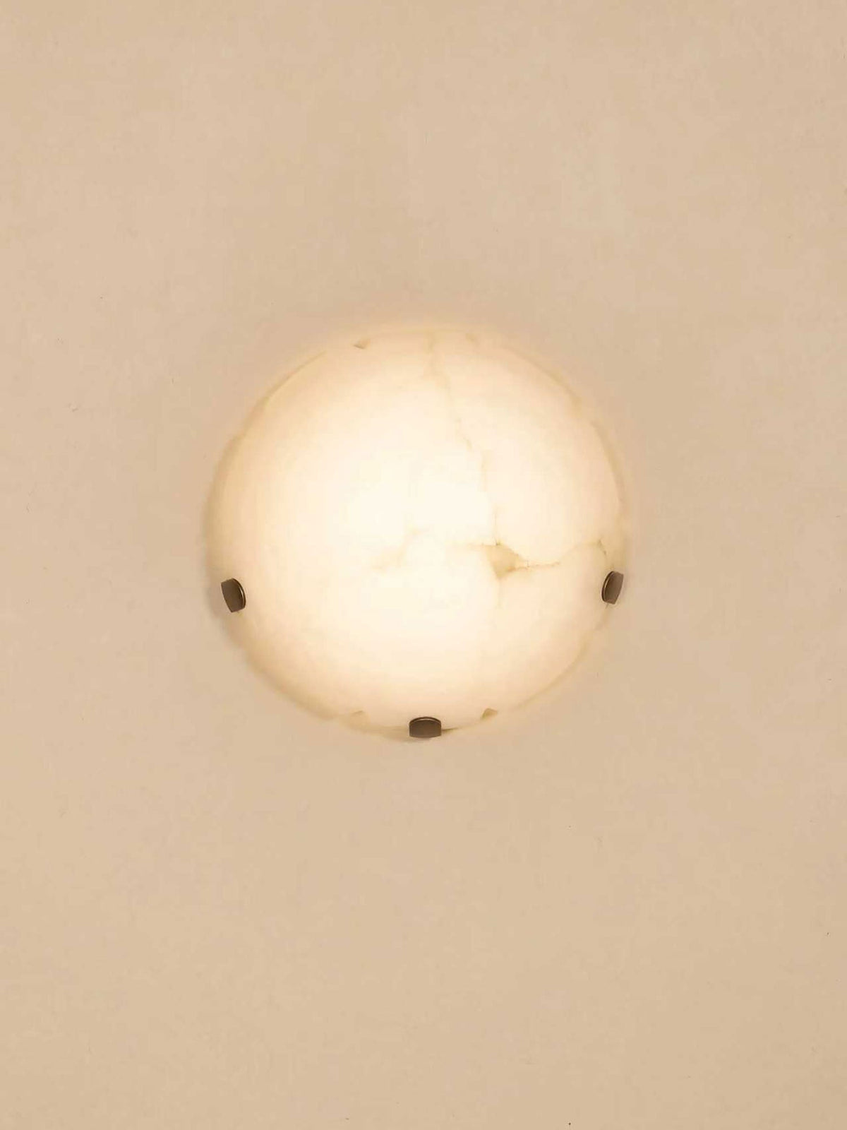 Noema Alabaster Wall Sconce — Modern LED Wall Light for Bedroom & Living Room