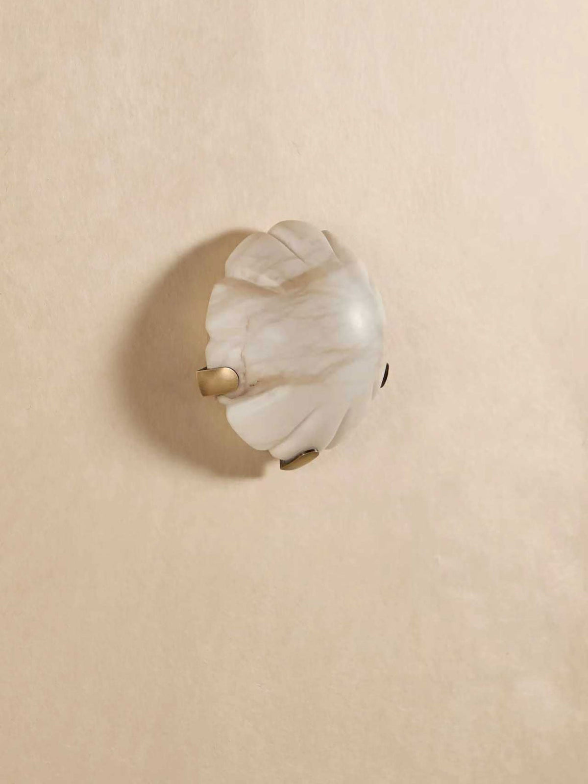 Noema Alabaster Wall Sconce — Modern LED Wall Light for Bedroom & Living Room
