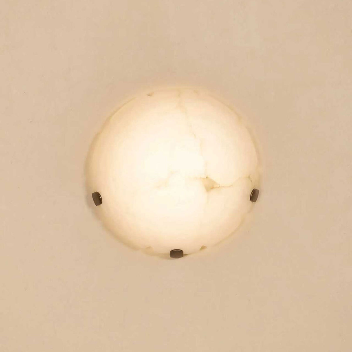 Noema Alabaster Wall Sconce — Modern LED Wall Light for Bedroom & Living Room
