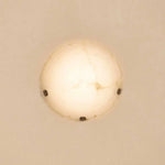 Noema Alabaster Wall Sconce — Modern LED Wall Light for Bedroom & Living Room