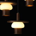 Noka Wood Pendant Light – Modern LED Chandelier for Dining Room and Kitchen Island