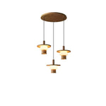 Noka Wood Pendant Light – Modern LED Chandelier for Dining Room and Kitchen Island