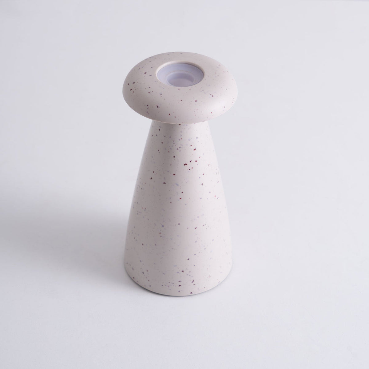 Noko Rechargeable Mushroom Table Lamp in Ceramic Finish
