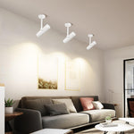 Norano Modern LED Ceiling Light in Black or White