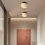 Nordic Wooden Ceiling Lamp