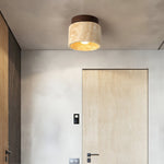 Nordic Wooden Ceiling Lamp