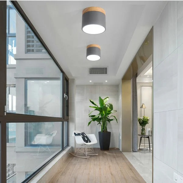 Nordic Simple Cylinder Led Ceiling Light