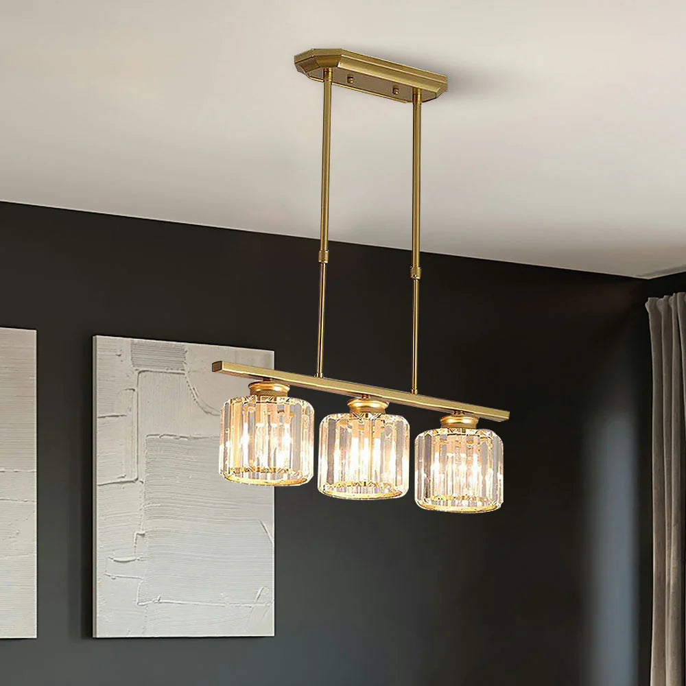Nordic Multi Head Glass Chandelier