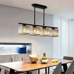 Nordic Multi Head Glass Chandelier