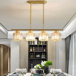 Nordic Multi Head Glass Chandelier