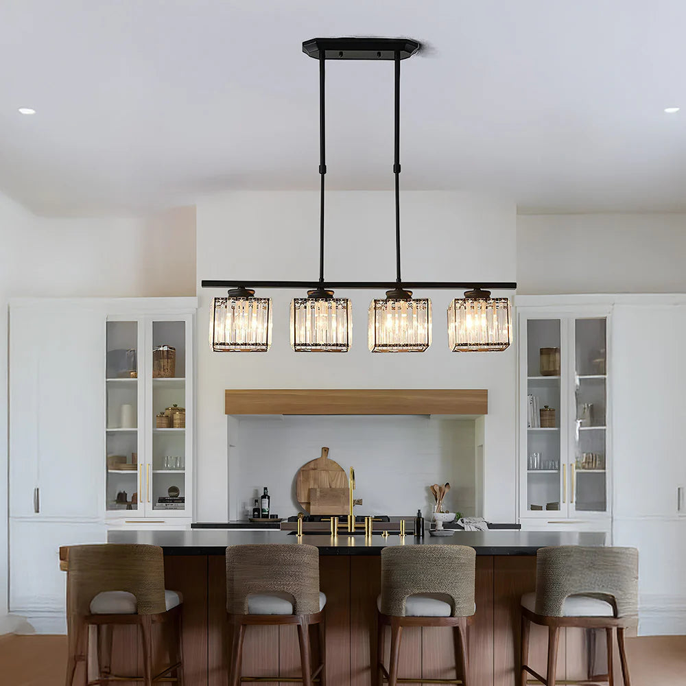 Nordic Multi Head Glass Chandelier