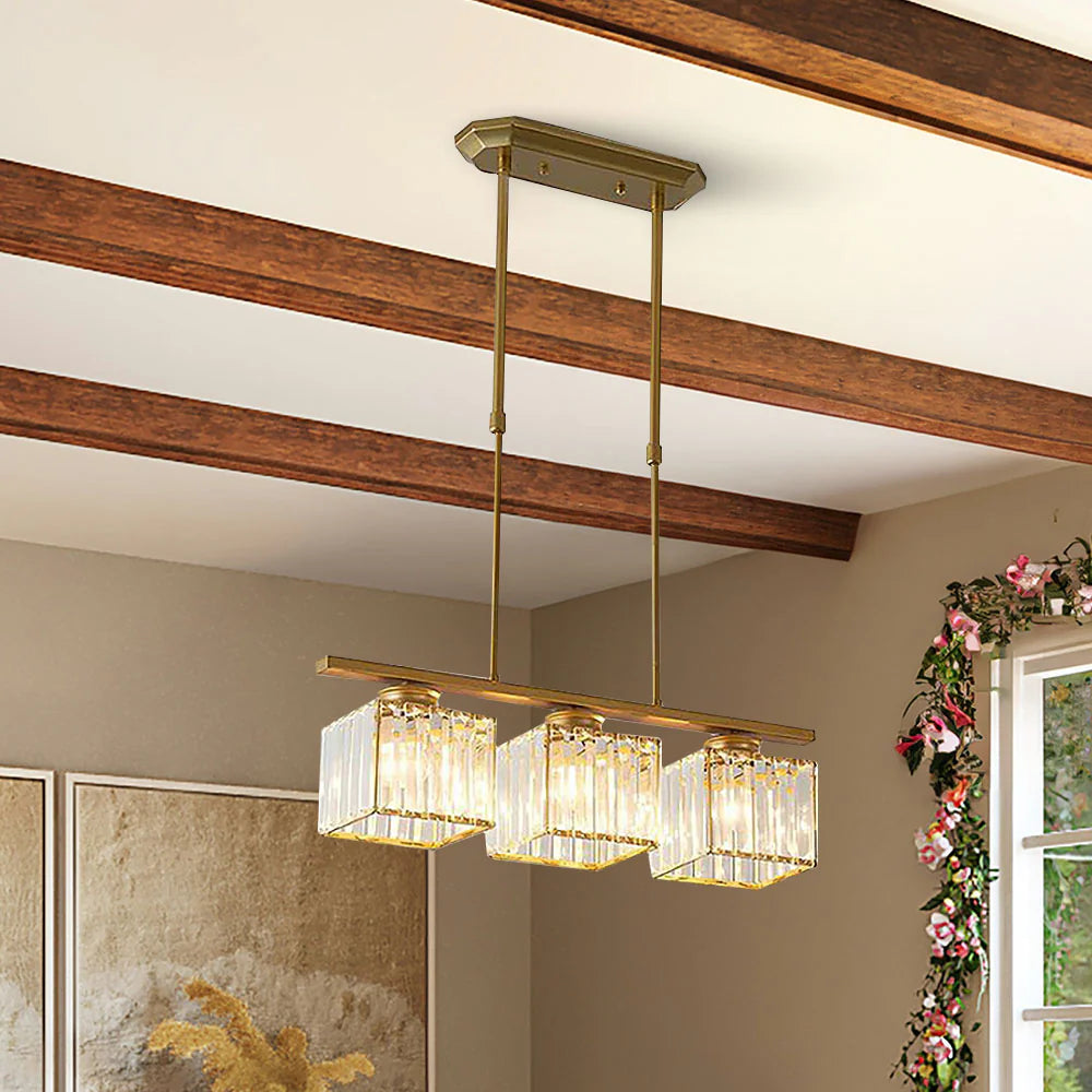Nordic Multi Head Glass Chandelier