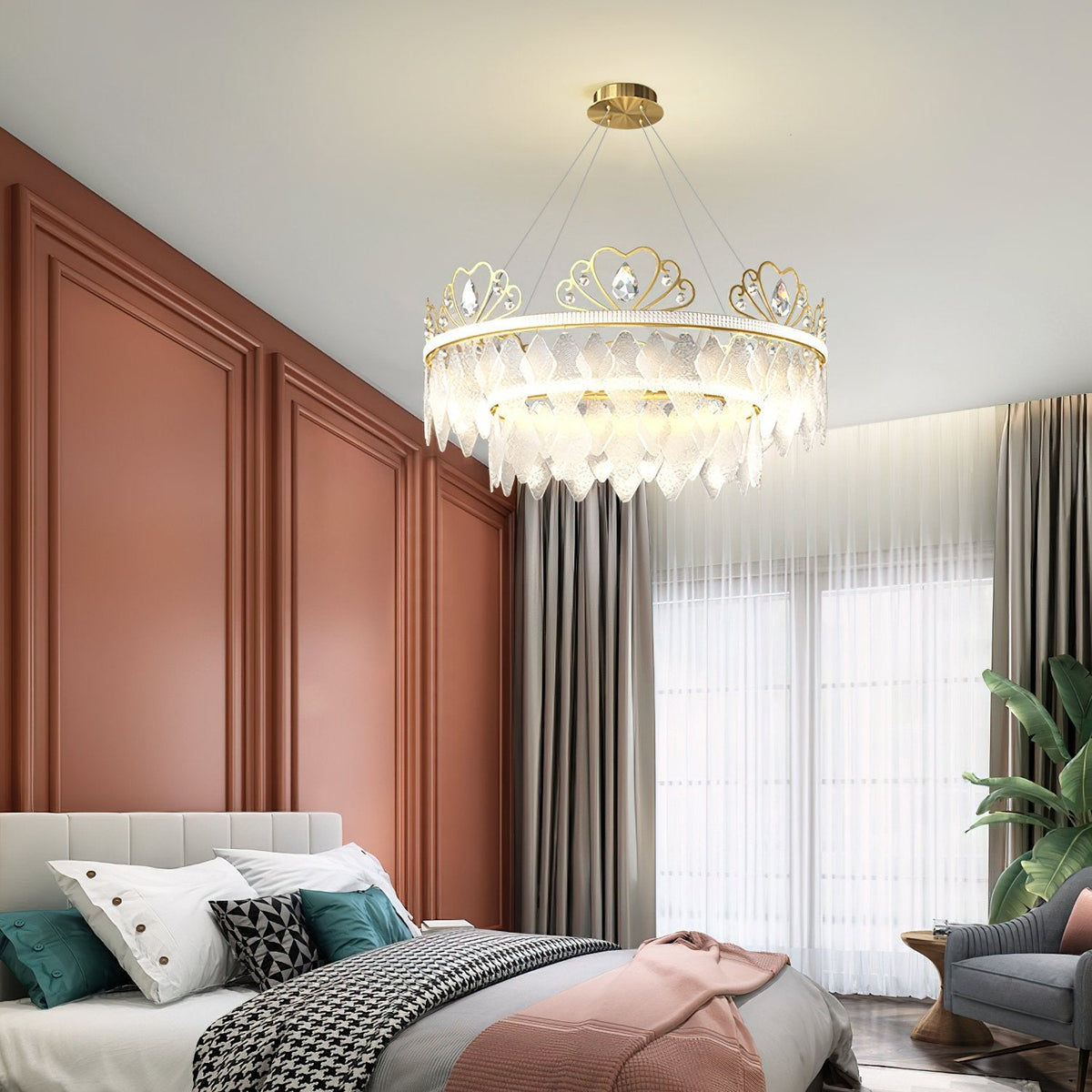 Nordic Crown Crystal Chandelier