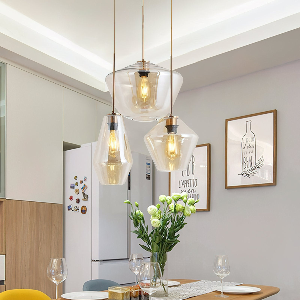 Nordic Glass Decorative Pendant Light