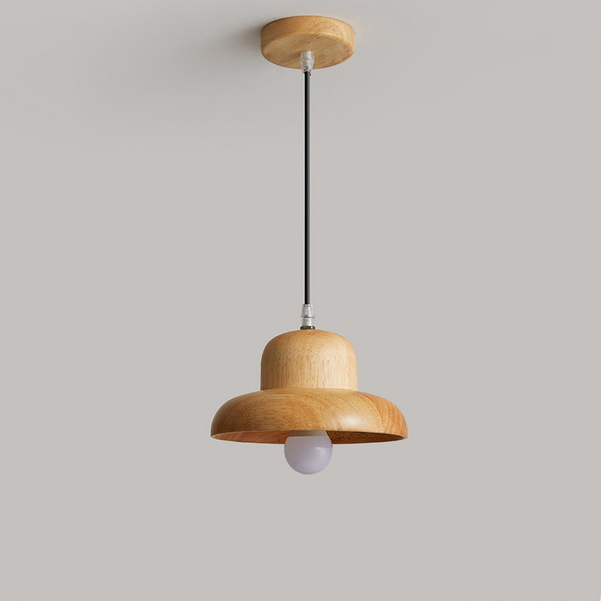 Nordic Hat Wood Pendant Lamp