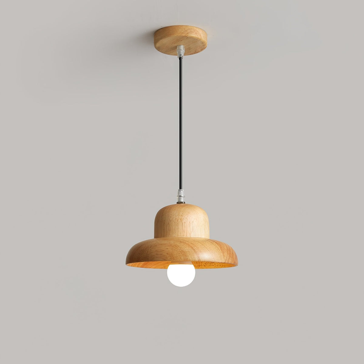 Nordic Hat Wood Pendant Lamp