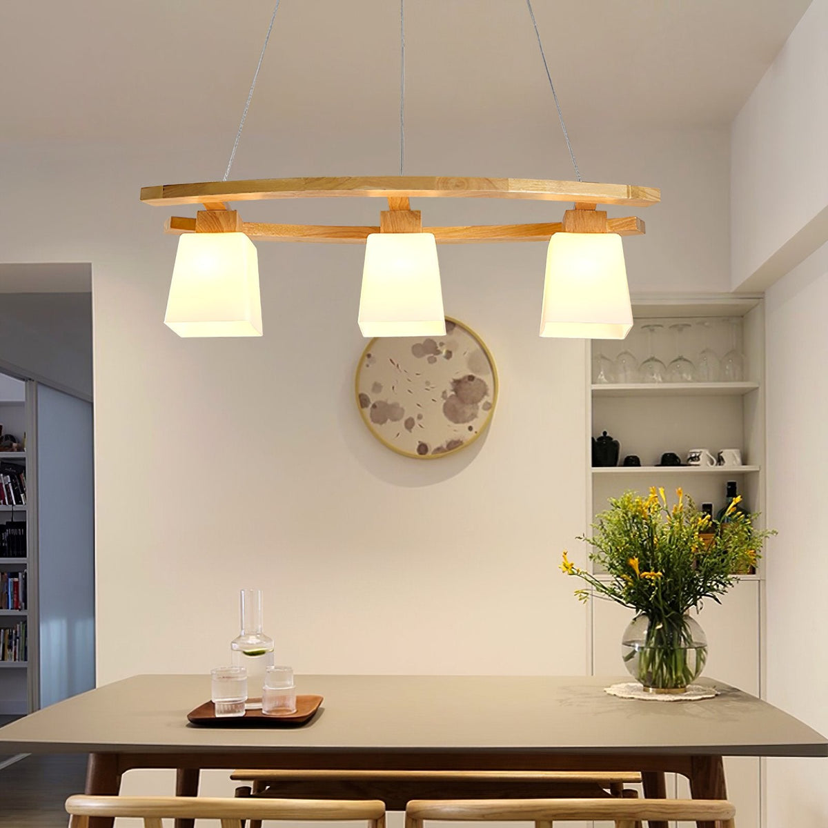 Nordic Ladder Three Head Pendant Light