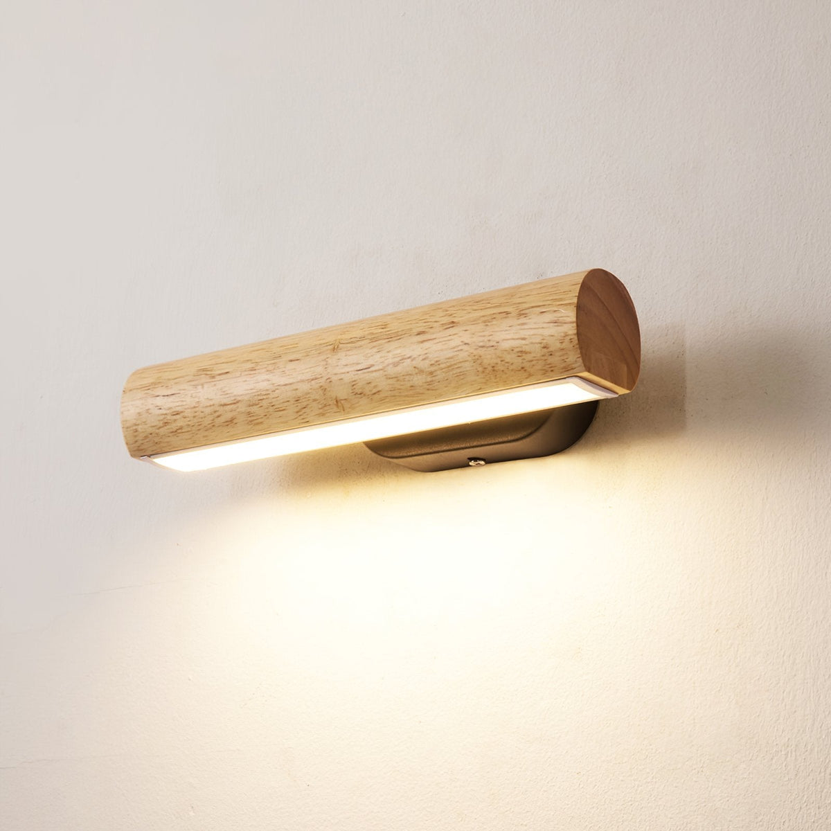 Nordic Minimalist Wood Wall Lamp