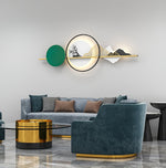 Nordic Mountain Deer Wall Lamp