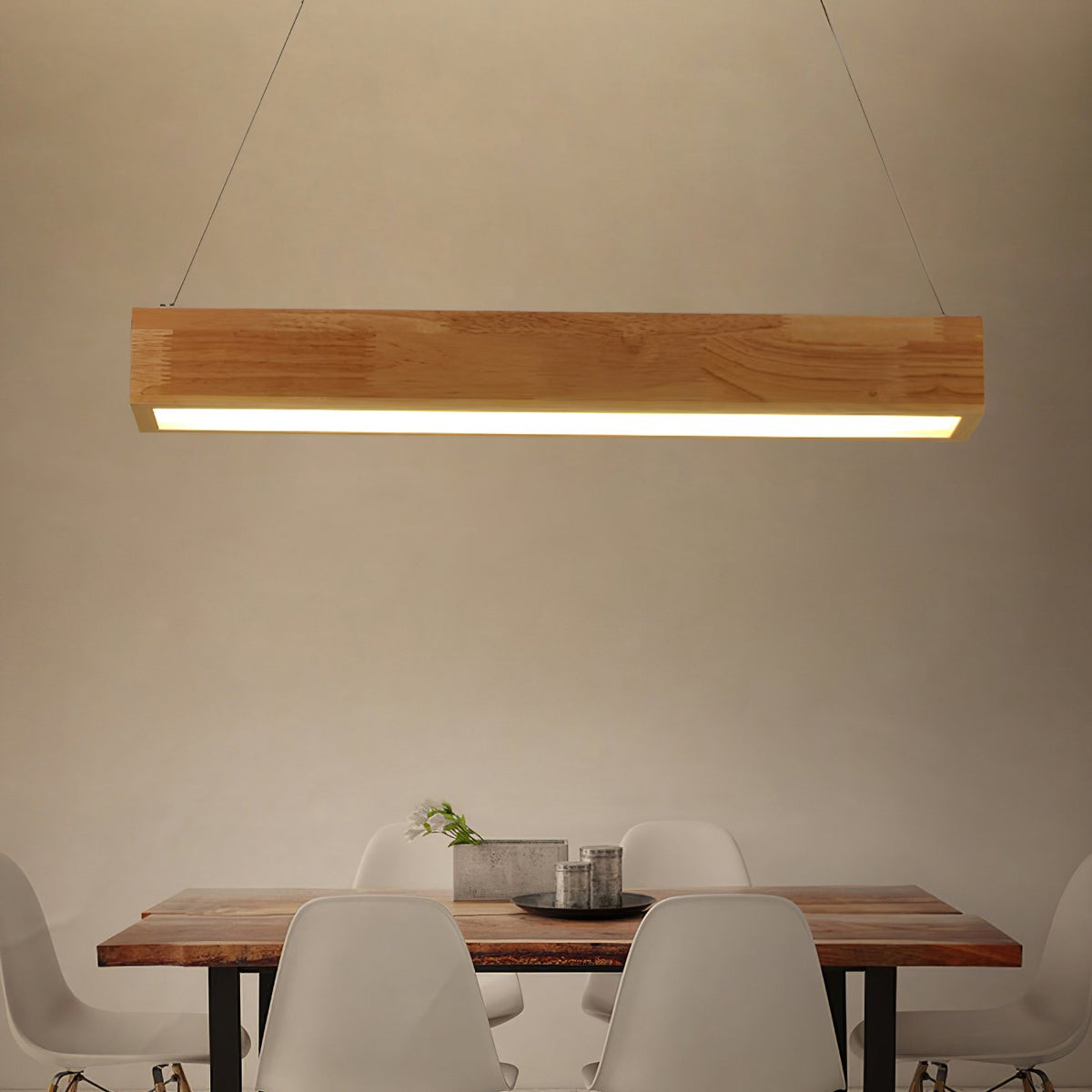 Nordic Rectangle Farmhouse Pendant Light