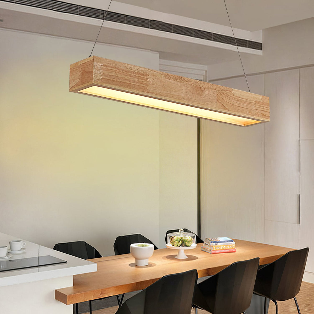 Nordic Rectangle Farmhouse Pendant Light