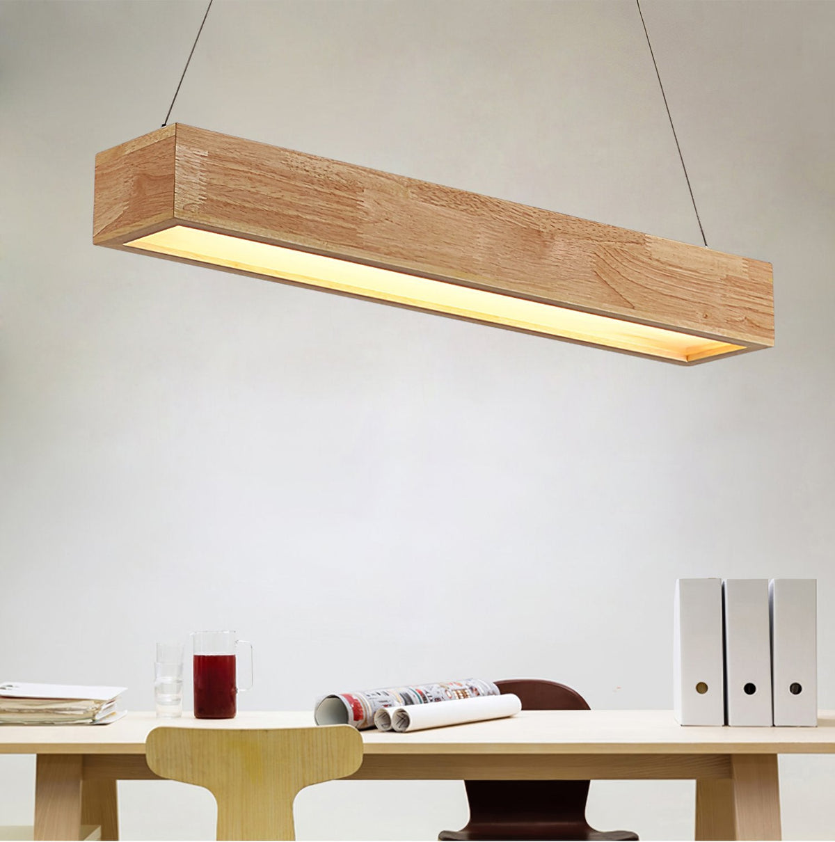 Nordic Rectangle Farmhouse Pendant Light