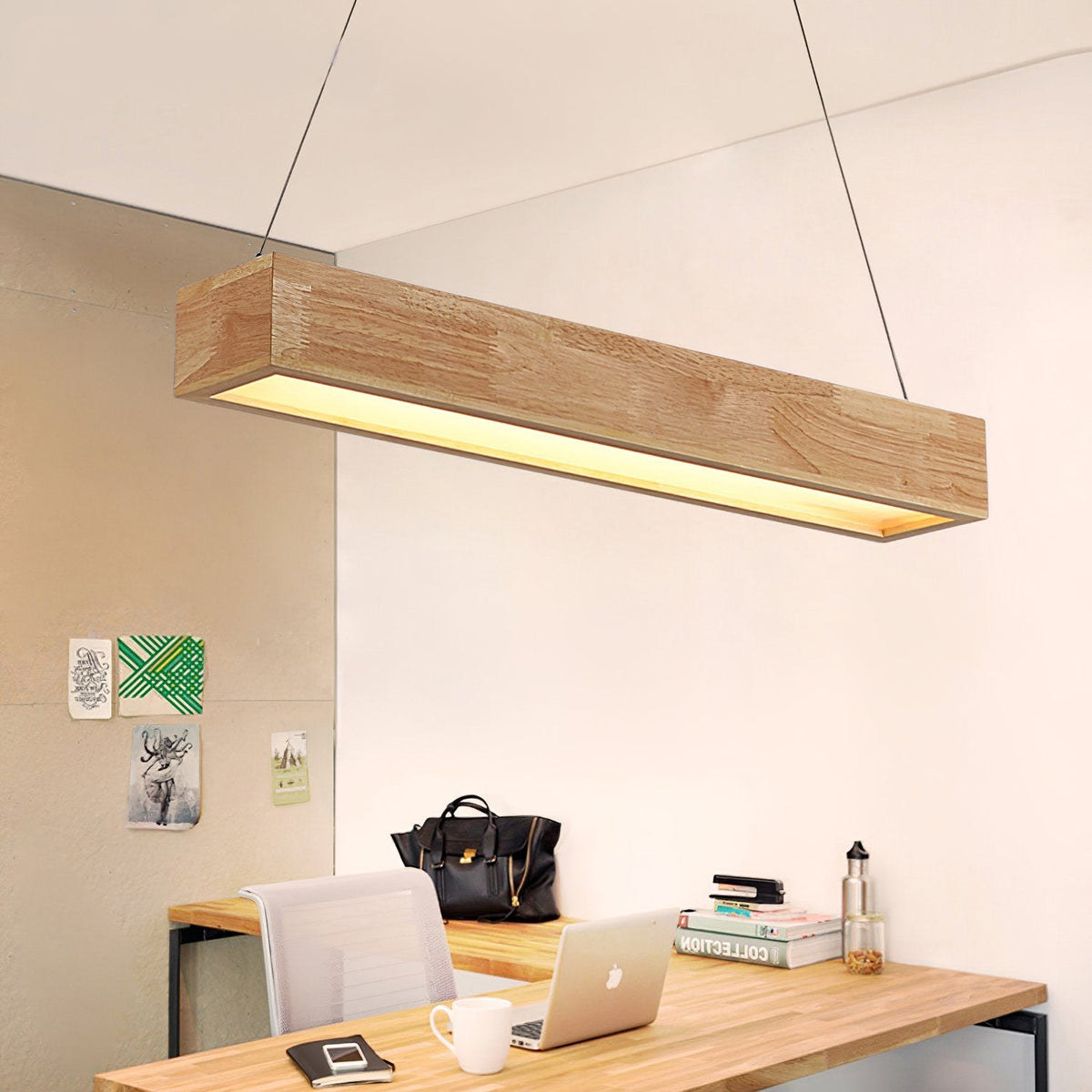 Nordic Rectangle Farmhouse Pendant Light