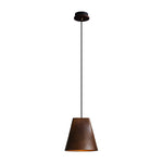 Nordic Tilted Wood Pendant Light – Asymmetric Natural Wood Shade