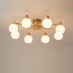 Nordic Wooden Spiral Ceiling Lamp