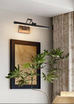 Noxmere Adjustable LED Vanity Wall Sconce in Black
