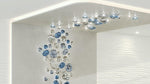 Nuggets Wall Sconce – Handblown Glass & Metal LED Wall Light