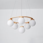 Miira Wood Chandelier