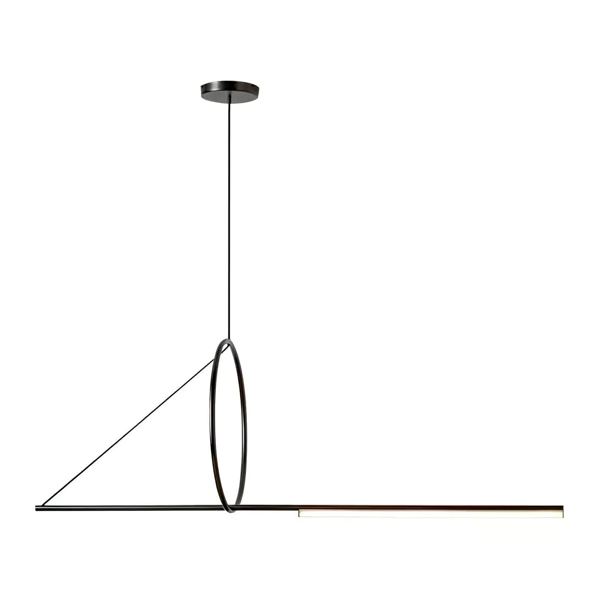 Cercle Trait Linear LED Pendant Light for Kitchen Island and Dining Room