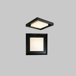 Kurin Wood Frame Ceiling Light – Modern Flush Mount LED for Bedroom, Dining, Living Room