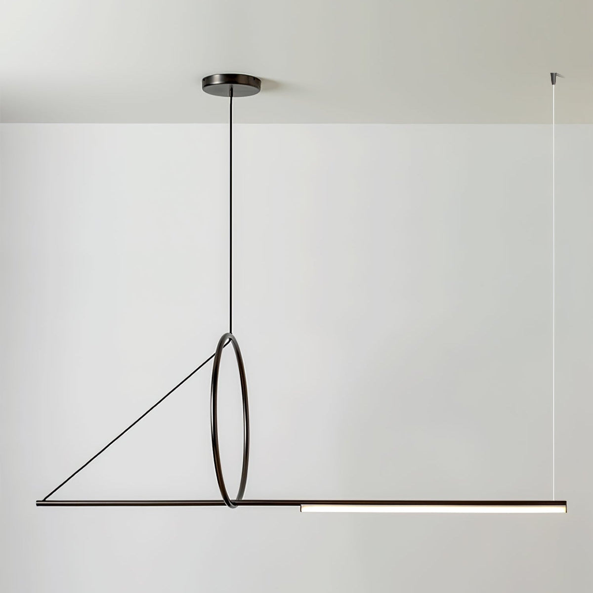 Cercle Trait Linear LED Pendant Light for Kitchen Island and Dining Room