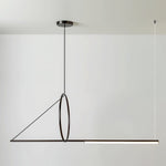 Cercle Trait Linear LED Pendant Light for Kitchen Island and Dining Room