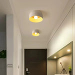 Scandinavian Round Iron Ceiling Light