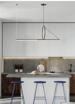 Cercle Trait Linear LED Pendant Light for Kitchen Island and Dining Room