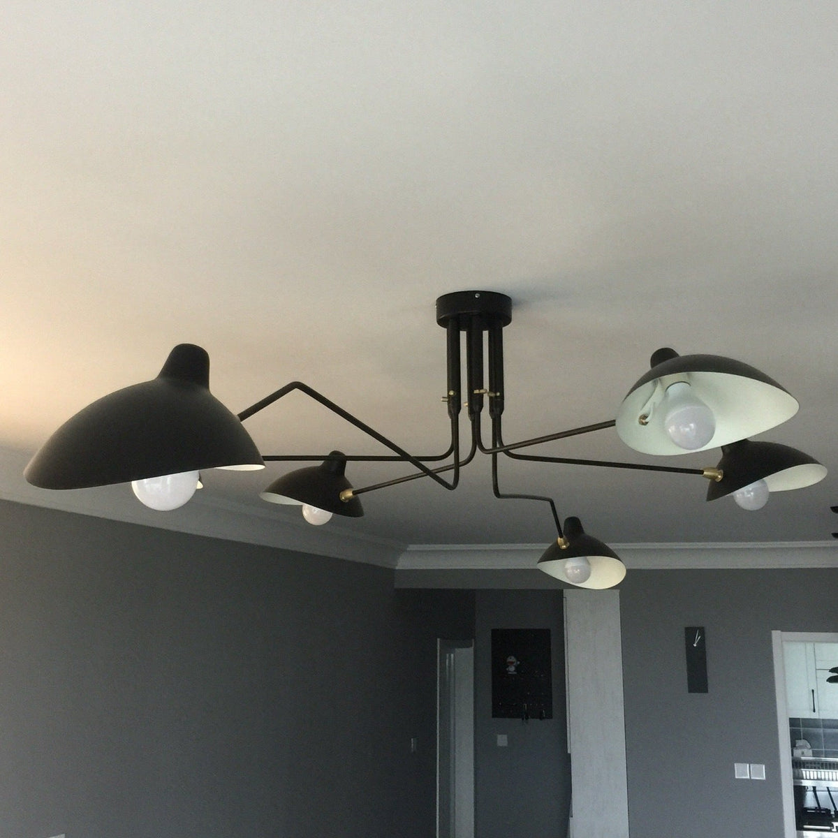 French Medieval Nordic Style Living Room Chandelier