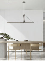 Cercle Trait Linear LED Pendant Light for Kitchen Island and Dining Room
