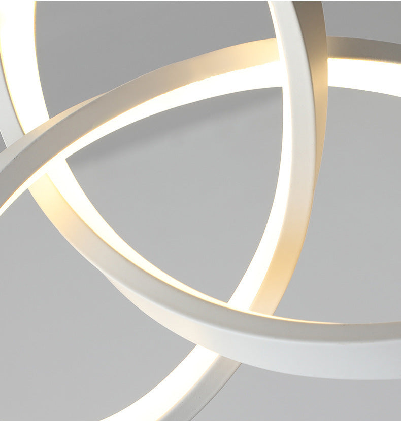 Overhead Lighting In The Passageway Of The Modern Minimalist Restaurant
