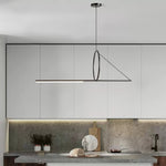 Cercle Trait Linear LED Pendant Light for Kitchen Island and Dining Room