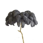 Ins Style Feather Decorated Floor Lamp