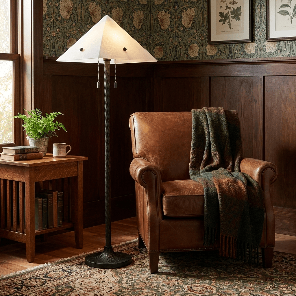 Obel Prism Floor Lamp – Modern Sculptural Alabaster Floor Light