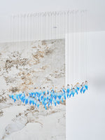 Ocean Drift Hand-Blown Glass Chandelier for Modern Interiors